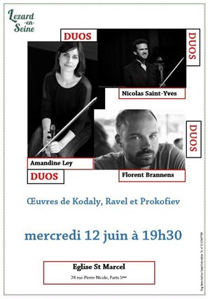 Affiche de Duos violon-violoncelle