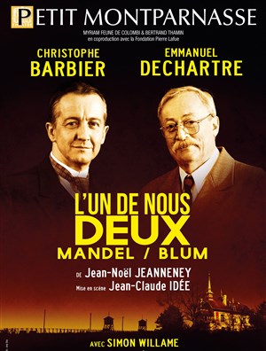 Affiche de L'un de nous deux | avec Christophe Barbier