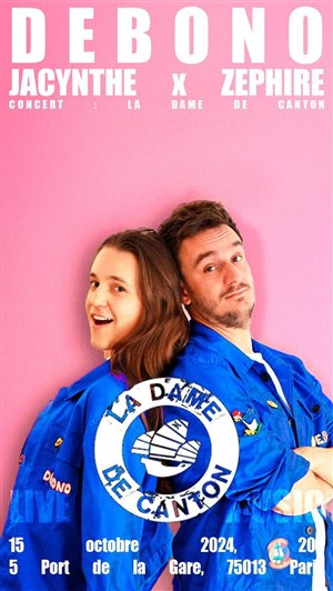 Affiche de Debono + Zéphire + Jacynthe