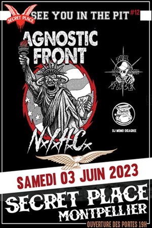 Affiche de Agnostic Front + Full In Your Face + Dj Momo Disagree