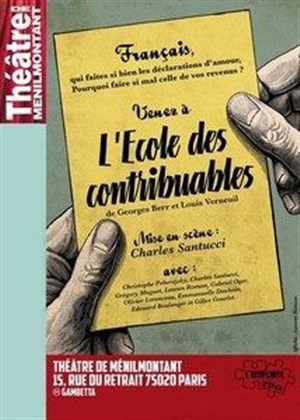 Affiche de L'Ecole des Contribuables