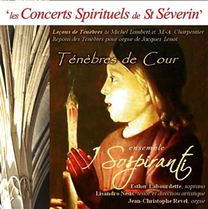 Affiche de Concert Exceptionnel des Leçons de Ténèbres
