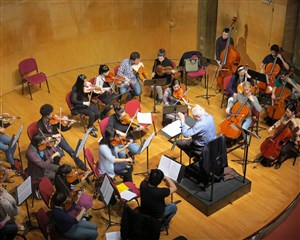 Affiche de Concert de l'Orchestre de Chambre de L'École Normale de Musique de Paris