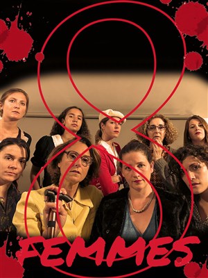 Affiche de Huit Femmes