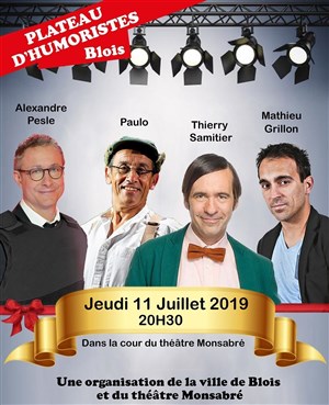 Affiche de Plateau d'humoristes avec Paulo, Alexandre Pesle, Thierry Samitier, Mathieu Grillon