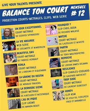 Affiche de Balance ton Court
