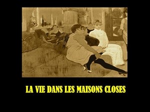 Affiche de Goûter-conférence sur les pas des filles des maisons closes