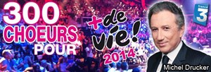 Affiche de 300 Choeurs + de Vie