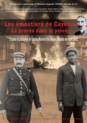 Affiche de Les émeutiers de Cayenne, le procès dans le procès