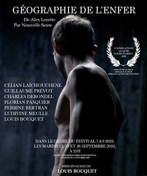 Affiche de Géographie de l'enfer dans le cadre du Festival de Nesle