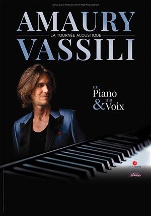 Affiche de Amaury Vassili, un piano & ma voix