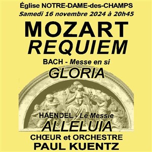 Affiche de Choeur et orchestre Paul Kuentz