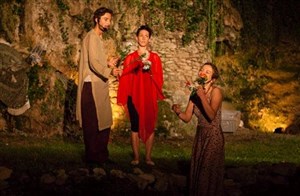 Affiche de In love with Skakespeare | théâtre bilingue anglais-français