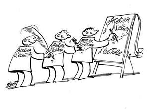 Affiche de Atelier d'écriture : Je pars d'un thème et d'une forme d'écriture...