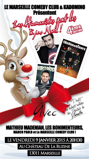 Affiche de Mathieu Madenian, Les Bonimenteurs et Le Marseille Comedy Club