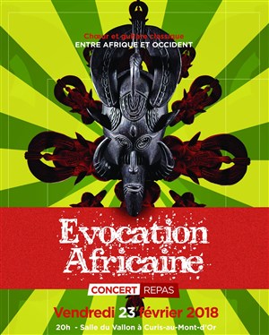 Affiche de Concert-repas évocation africaine
