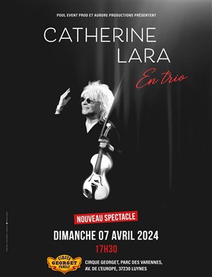Affiche de Catherine Lara en trio