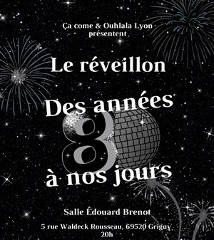 Affiche de Réveillon 2022 des années 80 à aujourd'hui