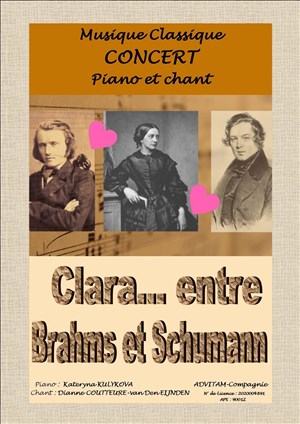 Affiche de Clara, entre Brahms et Schumann