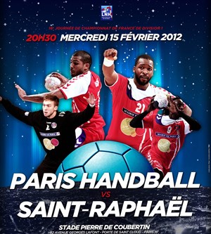 Affiche de Paris Handball - Saint Raphael
