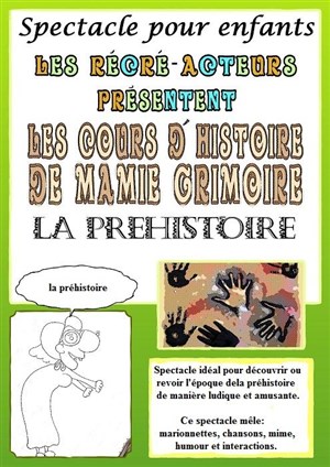 Affiche de Les cours d'histoire de Mamie Grimoire : La préhistoire