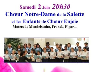 Affiche de Choeur de la Salette & Enfants de Choeur Enjoie