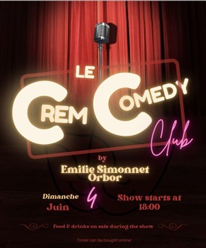 Affiche de La Crem Comedy Club Open Mic
