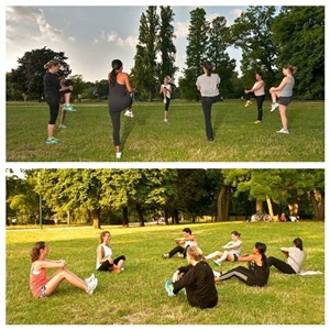 Affiche de Cours de Full Body Training (renforcement musculaire) en plein air