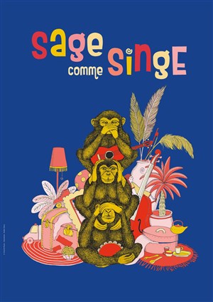 Affiche de Sage comme singe