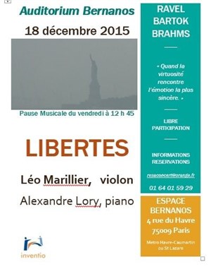 Affiche de Récital violon-piano