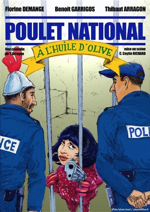 Affiche de Poulet national à l'huile d'olive