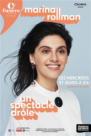 Affiche de Marina Rollman dans Un spectacle drôle