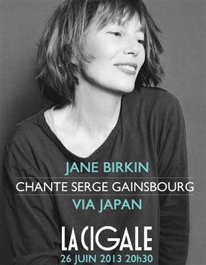Affiche de Jane Birkin chante Serge Gainsbourg via Japan