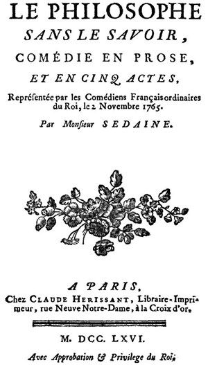 Affiche de Le Philosophe sans le savoir