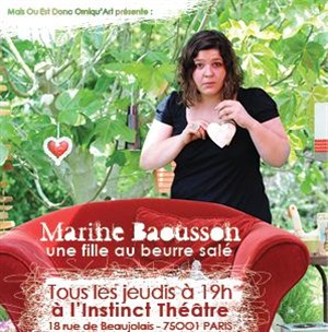 Affiche de Marine Baousson dans Une fille au beurre salé