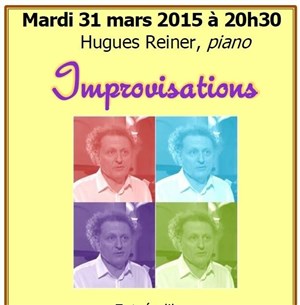 Affiche de Récital de piano avec Hugues Reiner