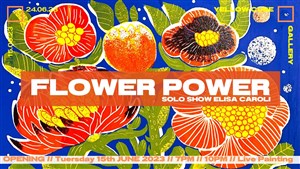 Affiche de Flower Power de Elisa Caroli | Vernissage