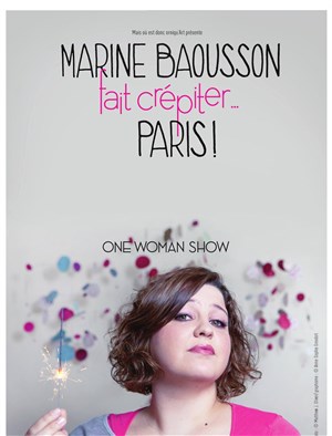 Affiche de Marine Baousson dans Marine Baousson fait crépiter Paris !