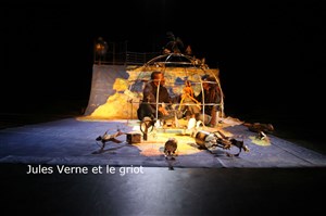 Affiche de Jules Verne et le griot