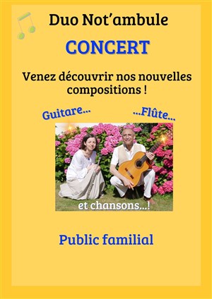 Affiche de Concert Duo Not'ambule