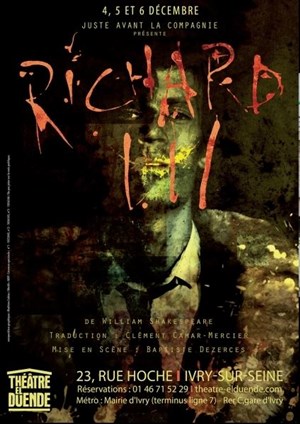 Affiche de La Tragédie du Roi Richard III