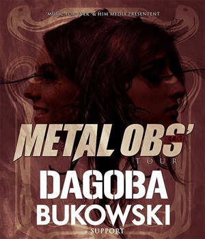 Affiche de Dagoba + Bukowski | Metal Obs Tour