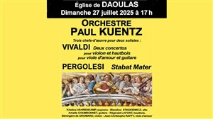 Affiche de Orchestre Paul Kuentz : Vivaldi / Pergolesi | Daoulas