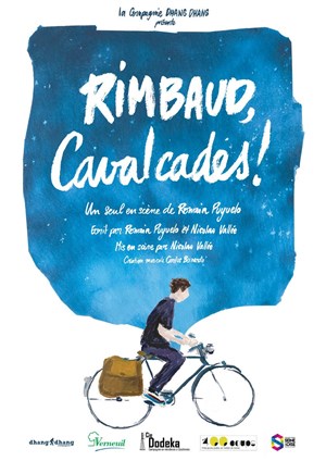 Affiche de Rimbaud, cavalcades !