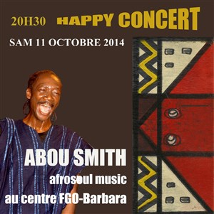 Affiche de Happy concert d'Abou Smith