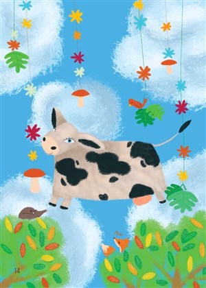 Affiche de Une vache dans les nuages