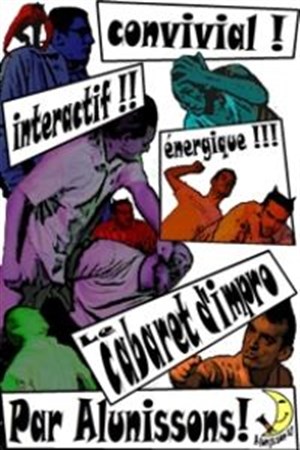 Affiche de Cabaret d'impro Alunissons!