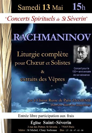 Affiche de Concert 100% Rachmaninov