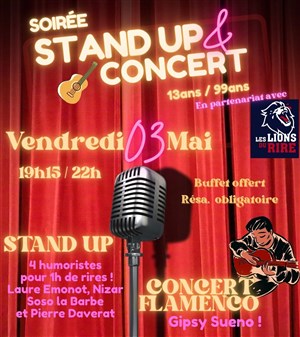 Affiche de Soirée stand up + Concert flamenco