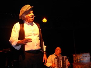 Affiche de Bernard Beaufrére et Daniel Teissedou à l'accordeon
